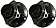SET-MO512403-2 Rear, Driver and Passenger Side Wheel Hub, 5 Lugs, With Bearing, Problem Solver Series