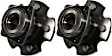 SET-MO512404-2 Rear, Driver and Passenger Side Wheel Hub, 5 Lugs, With Bearing, AWD, 2.4L, 4Cyl, Problem Solver Series