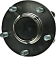 SET-MO512409-2 Rear, Driver and Passenger Side Wheel Hub, 5 Lugs, With Bearing, Problem Solver Series