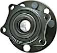 SET-MO512412-2 Rear, Driver and Passenger Side Wheel Hub, 5 Lugs, With Bearing, AWD, 2.5L, 5Cyl, Problem Solver Series