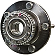 SET-MO512428-2 Rear, Driver and Passenger Side Wheel Hub, 5 Lugs, With Bearing, Problem Solver Series