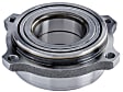 SET-MO512433-2 Rear, Driver and Passenger Side Wheel Hub, 4 Lugs, Bearing included,, Problem Solver Series