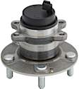 SET-MO512434-2 Rear, Driver and Passenger Side Wheel Hub, 5 Lugs, With Bearing, Problem Solver Series