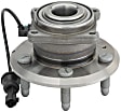 SET-MO512440-2 Rear, Driver and Passenger Side Wheel Hub, 5 Lugs, With Bearing, Problem Solver Series