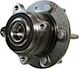 SET-MO512446-2 Rear, Driver and Passenger Side Wheel Hub, 5 Lugs, With Bearing, Problem Solver Series