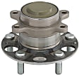 SET-MO512450-2 Rear, Driver and Passenger Side Wheel Hub, 5 Lugs, With Bearing, Problem Solver Series