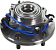 SET-MO512458-2 Rear, Driver and Passenger Side Wheel Hub, 5 Lugs, With Bearing, AWD, Problem Solver Series