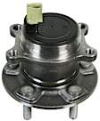 SET-MO512465-2 Rear, Driver and Passenger Side Wheel Hub, 5 Lugs, With Bearing, Problem Solver Series