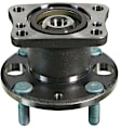 SET-MO512468-2 Rear, Driver and Passenger Side Wheel Hub, 4 Lugs, With Bearing, Sensor Included, 1.5L, 4Cyl