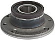 SET-MO512480-2 Rear, Driver and Passenger Side Wheel Hub, 4 Lugs, With Bearing, Problem Solver Series