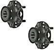 SET-MO512481-2 Rear, Driver and Passenger Side Wheel Hub, 5 Lugs, With Bearing, 1.5L, 4Cyl, Problem Solver Series
