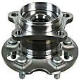 SET-MO512482-2 Rear, Driver and Passenger Side Wheel Hub, 5 Lugs, With Bearing, AWD, Problem Solver Series