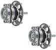 SET-MO512483-2 Rear, Driver and Passenger Side Wheel Hub, 4 Lugs, With Bearing, 1.6L, 4Cyl, Problem Solver Series