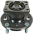 SET-MO512490-2 Rear, Driver and Passenger Side Wheel Hub, 4 Lugs, With Bearing,, Problem Solver Series