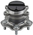 SET-MO512494-2 Rear, Driver and Passenger Side Wheel Hub, 5 Lugs, Sensor Included