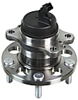 SET-MO512495-2 Rear, Driver and Passenger Side Wheel Hub, 5 Lugs, With Bearing, Problem Solver Series