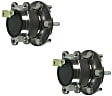 SET-MO512496-2 Rear, Driver and Passenger Side Wheel Hub, 5 Lugs, With Bearing, Problem Solver Series