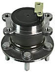 SET-MO512496-2 Rear, Driver and Passenger Side Wheel Hub, 5 Lugs, With Bearing, Problem Solver Series