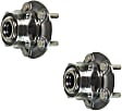 SET-MO512498-2 Wheel Hub, 5 Lugs, With Bearing, Problem Solver Series