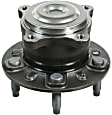 SET-MO512508-2 Rear, Driver and Passenger Side Wheel Hub, 5 Lugs, With Bearing, Problem Solver Series