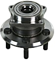 SET-MO512512-2 Rear, Driver and Passenger Side Wheel Hub, 5 Lugs, With Bearing, AWD, 1.8L, 4Cyl, Problem Solver Series