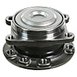 SET-MO512514-2 Rear, Driver and Passenger Side Wheel Hub, 5 Lugs, With Bearing, FWD, Problem Solver Series