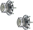 SET-MO512516-2 Rear, Driver and Passenger Side Wheel Hub, 5 Lugs, With Bearing, Problem Solver Series