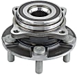 SET-MO512517-2 Rear, Driver and Passenger Side Wheel Hub, 5 Lugs, With Bearing, Problem Solver Series