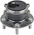 SET-MO512519-2 Rear, Driver and Passenger Side Wheel Hub, 5 Lugs, With Bearing, FWD, Problem Solver Series