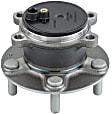 SET-MO512523-2 Rear, Driver and Passenger Side Wheel Hub, 5 Lugs, With Bearing, Problem Solver Series