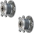 SET-MO512524-2 Rear, Driver and Passenger Side Wheel Hub, 5 Lugs, With Bearing, AWD, Problem Solver Series