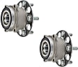 SET-MO512531-2 Rear, Driver and Passenger Side Wheel Hub, 5 Lugs, With Bearing, AWD, 3.5L, 6Cyl, Problem Solver Series