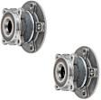 SET-MO512532-2 Rear, Driver and Passenger Side Wheel Hub, 5 Lugs, With Bearing,, Problem Solver Series