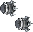 SET-MO512533-2 Rear, Driver and Passenger Side Wheel Hub, 5 Lugs, With Bearing, 2.0L, 4Cyl, Problem Solver Series