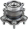 SET-MO512535-2 Rear, Driver and Passenger Side Wheel Hub, 5 Lugs, With Bearing, Problem Solver Series