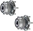 2015 Subaru Outback - Rear, Driver and Passenger Side Wheel Hub, AWD, 5 Lugs, With Bearing, Problem Solver Series
