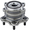 SET-MO512548-2 Rear, Driver and Passenger Side Wheel Hub, 5 Lugs, With Bearing, Without Sensor, Problem Solver Series