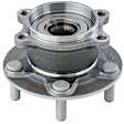 SET-MO512551-2 Rear, Driver and Passenger Side Wheel Hub, 5 Lugs, With Bearing, Problem Solver Series