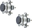 SET-MO512559-2 Rear, Driver and Passenger Side Wheel Hub, 4 Lugs, With Bearing, FWD, 1.5L, 4Cyl, Problem Solver Series