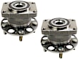 SET-MO512567-2 Rear, Driver and Passenger Side Wheel Hub, 5 Lugs, Sensor Included, 1.8L, 4Cyl