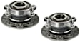 SET-MO512568-2 Rear, Driver and Passenger Side Wheel Hub, 5 Lugs, With Bearing, Sensor Included, FWD