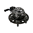 SET-MO512595-2 Rear, Driver and Passenger Side Wheel Hub, 5 Lugs, With Bearing, Sensor Included, 3.6L, 6Cyl
