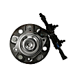 SET-MO512595-2 Rear, Driver and Passenger Side Wheel Hub, 5 Lugs, With Bearing, Sensor Included, 3.6L, 6Cyl