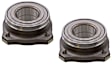SET-MO512597-2 Rear, Driver and Passenger Side Wheel Hub, 3 Lugs, With Bearing