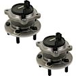 SET-MO512599-2 Rear, Driver and Passenger Side Wheel Hub, 5 Lugs, Sensor Included