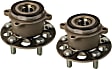SET-MO512629-2 Rear Wheel Hub, 5 Lugs, With Bearing, Sensor Included
