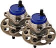 SET-MO512644-2 Rear, Driver and Passenger Side Wheel Hub, 5 Lugs, With Bearing