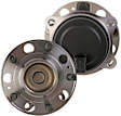 SET-MO512646-2 Rear, Driver and Passenger Side Wheel Hub, 5 Lugs, FWD