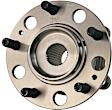 SET-MO512647-2 Rear, Driver and Passenger Side Wheel Hub, 5 Lugs, AWD