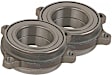 SET-MO512652-2 Rear, Driver and Passenger Side Wheel Hub, 4 Lugs, With Bearing
